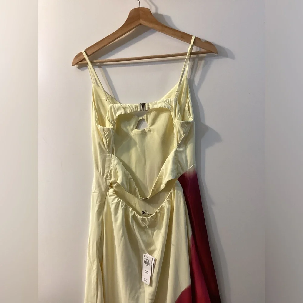 Abercrombie & Fitch Julia Slip Cutout Maxi Dress Size Large NWT